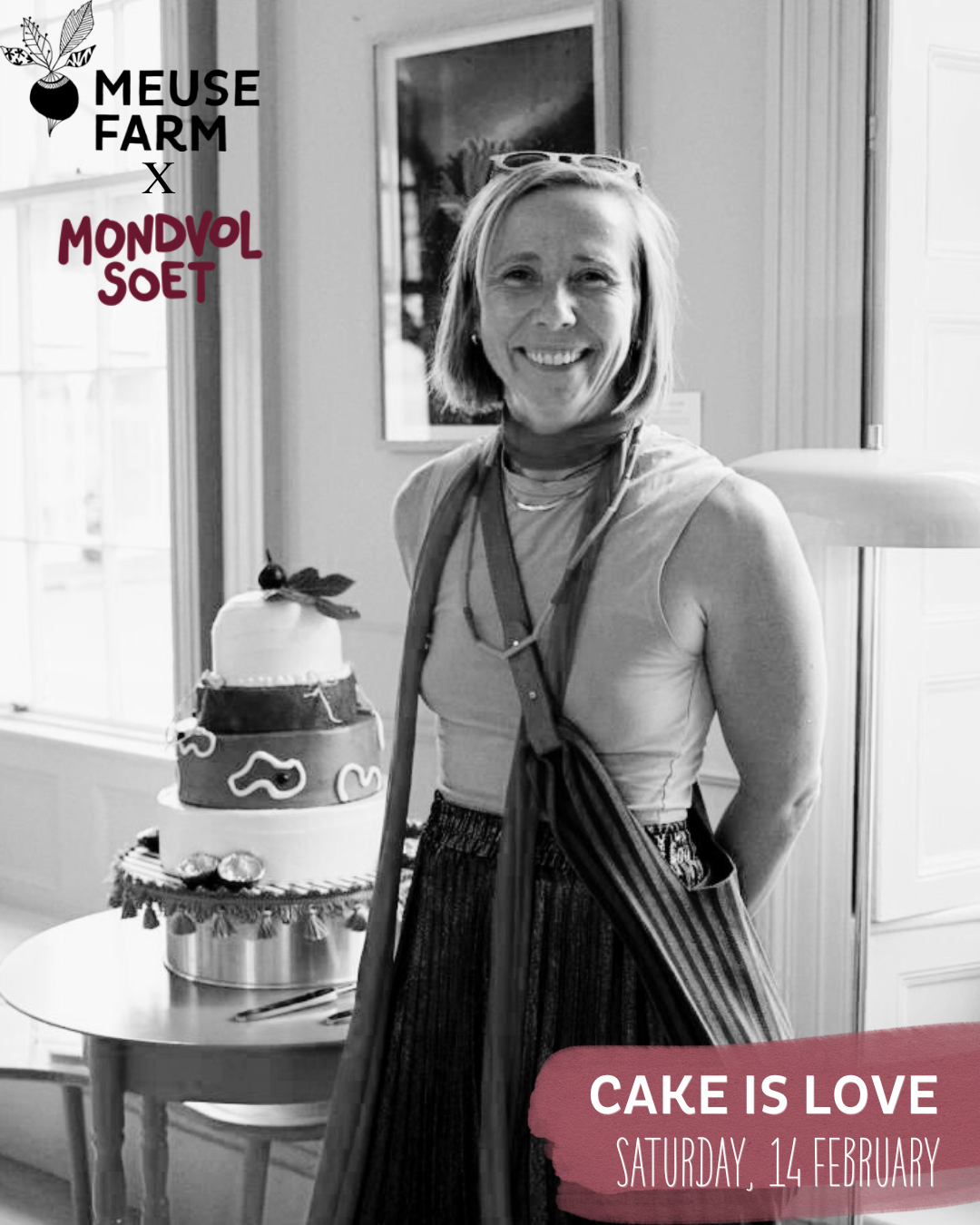 Cake is Love | Meuse Farm x Mondvol Soet | Saturday, 14 February | 12pm