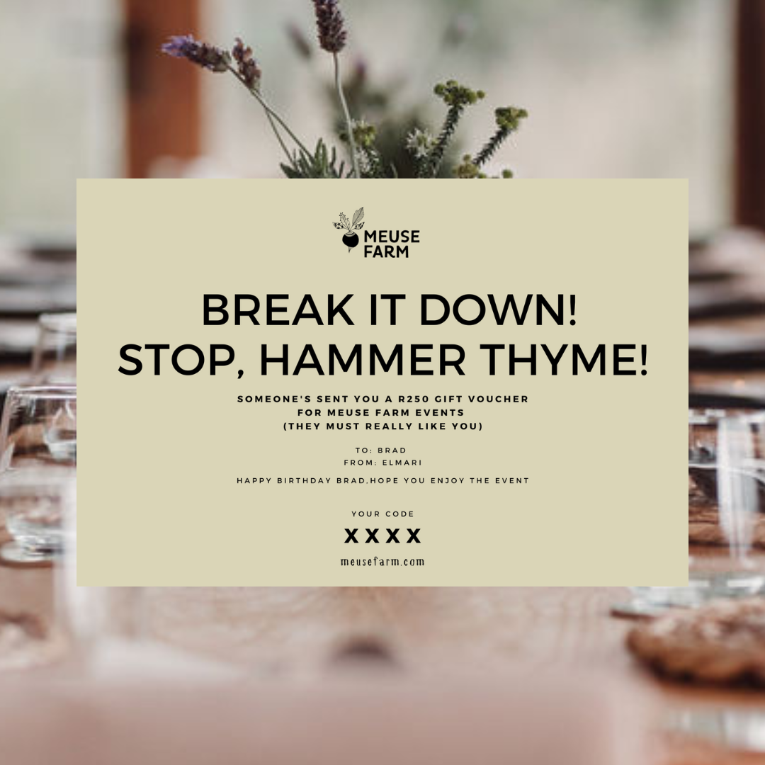 Meuse Farm event vouchers