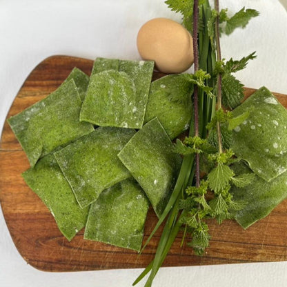 Cream of the Crop Ricotta Ravioli with Wild Garlic