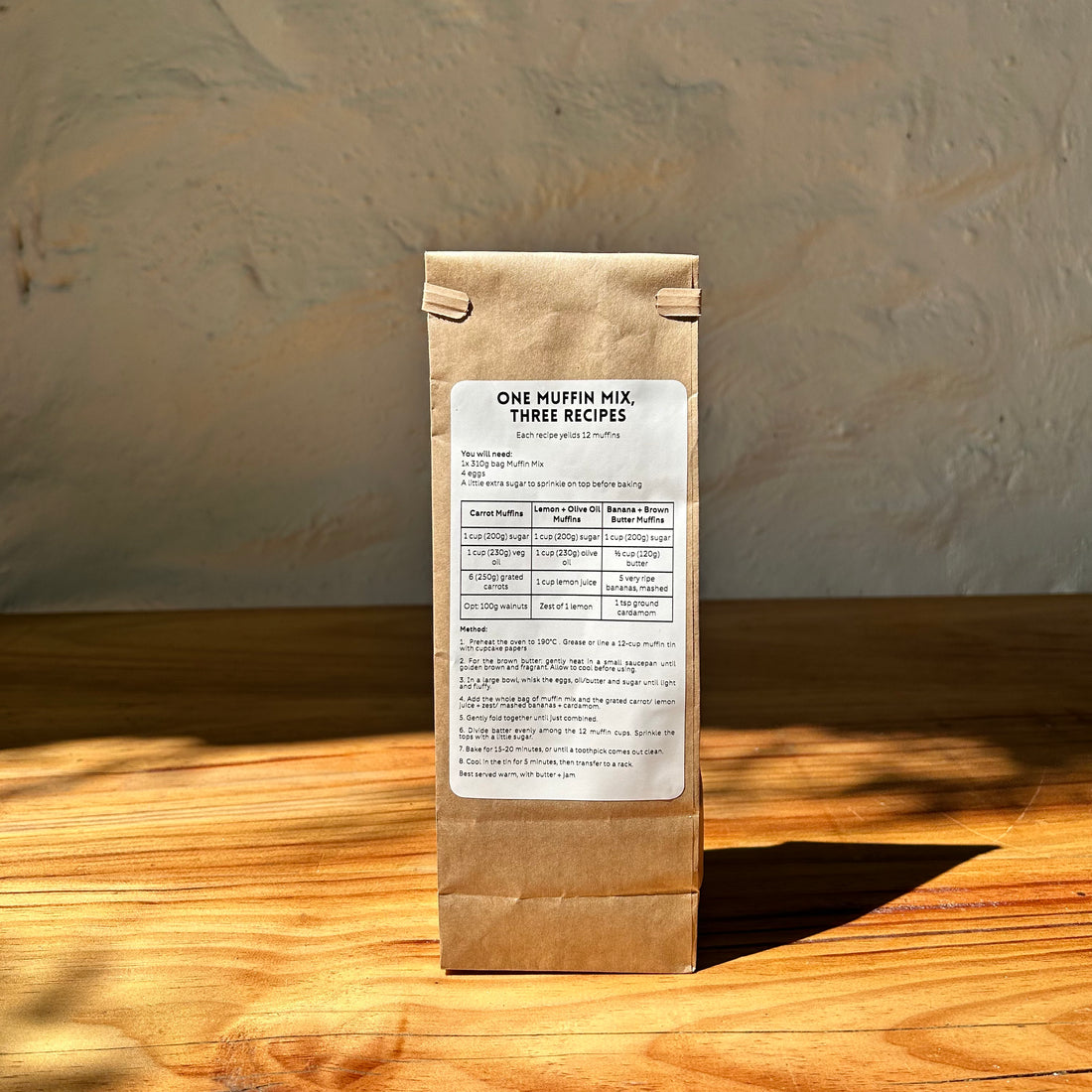 Sweet Sorghum Flour Muffin Mix